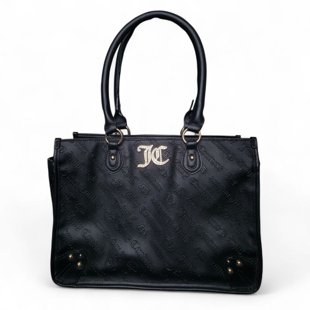 Juicy Couture No Rules Tote Bag Black Women's Purse Y2K 2000s